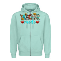 Seafoam teacher mode Zipper Hoodie - BundleAndBundleShop