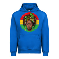Cobalt black women Urban Hoodie - BarkalooDesign