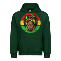 Forest Green black women Urban Hoodie - BarkalooDesign