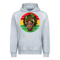 Heather Grey black women Urban Hoodie - BarkalooDesign