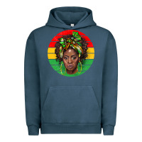 Pigment Midnight Navy black women Urban Hoodie - BarkalooDesign