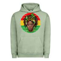 Pigment Oil Green black women Urban Hoodie - BarkalooDesign