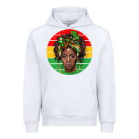 White black women Urban Hoodie - BarkalooDesign
