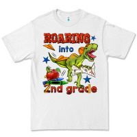 White roaring into 2nd grade Premium Tee - BundleAndBundleShop