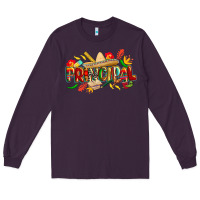 Plum cinco de mayo principal Long Sleeve Tee - CowGirlArtShop