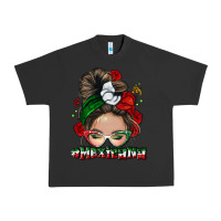 Pigment Black Mexicana messy bun Urban Heavy Tee - NancyCooperArtShop