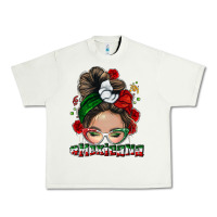 Pistachio Mexicana messy bun Urban Heavy Tee - NancyCooperArtShop