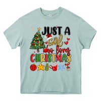 Arona just a girl who loves christmas Heavy Core Tee - MaliasSmallBusiness