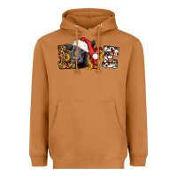 Meerkat love christmas black angus Heavyweight Hoodie - LillyAllenDesigns