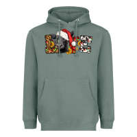Sage love christmas black angus Heavyweight Hoodie - LillyAllenDesigns