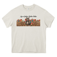 Cream life is better with a pittie Heavy Core Tee - JahusDesignShop