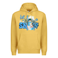 Antique Gold let it snow christmas Premium Hoodie - FaDigitalArtStudio