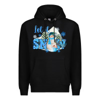 Black let it snow christmas Premium Hoodie - FaDigitalArtStudio