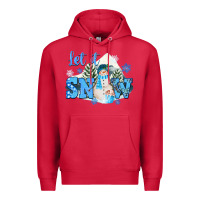 Cardinal let it snow christmas Premium Hoodie - FaDigitalArtStudio
