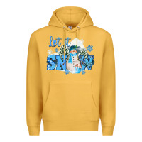 Mustard let it snow christmas Premium Hoodie - FaDigitalArtStudio