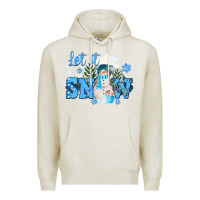 Oatmeal Heather let it snow christmas Premium Hoodie - FaDigitalArtStudio
