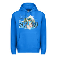 True Royal let it snow christmas Premium Hoodie - FaDigitalArtStudio