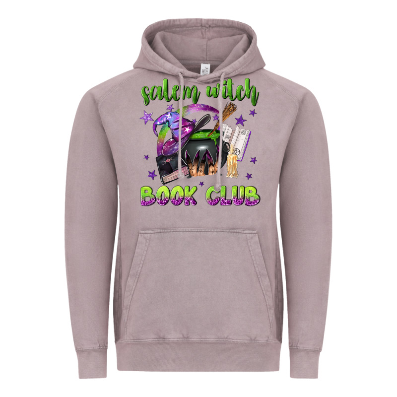 Salem Witch Book Club Vintage Hoodie by NancyCooperArtShop | Teevron