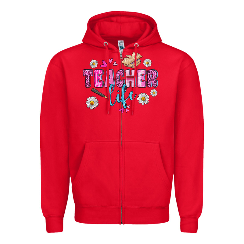 Teacher Life Zipper Hoodie by BundleAndBundleShop | Teevron