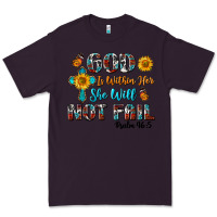 Plum god is within her she will not fail Premium Tee - BundleAndBundleShop