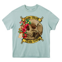 Arona Sorta merry sorta scary skull Heavy Core Tee - NancyCooperArtShop