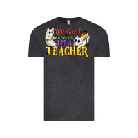 Vintage Black You Can't Scare Me I'm a Teacher Vintage Tee - texasbilliewilder