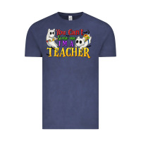 Vintage Denim You Can't Scare Me I'm a Teacher Vintage Tee - texasbilliewilder