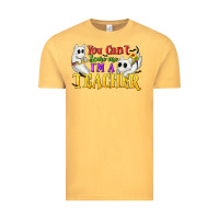 Vintage Mustard You Can't Scare Me I'm a Teacher Vintage Tee - texasbilliewilder
