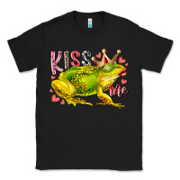 Black kiss me frog Classic Tee - RacoonDesign