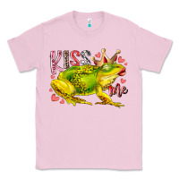 Bubblegum Pink kiss me frog Classic Tee - RacoonDesign