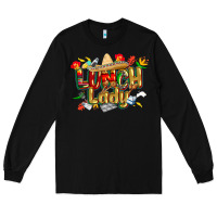 Black cinco de mayo lunch lady Long Sleeve Tee - CowGirlArtShop