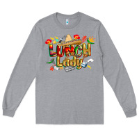 Heather Grey cinco de mayo lunch lady Long Sleeve Tee - CowGirlArtShop