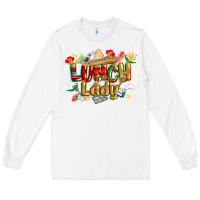 White cinco de mayo lunch lady Long Sleeve Tee - CowGirlArtShop