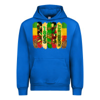 Cobalt juneteenth brushstrokes Urban Hoodie - BarkalooDesign
