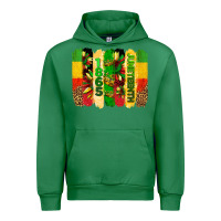 Emerald juneteenth brushstrokes Urban Hoodie - BarkalooDesign