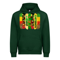 Forest Green juneteenth brushstrokes Urban Hoodie - BarkalooDesign