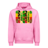 Fuchsia Pink juneteenth brushstrokes Urban Hoodie - BarkalooDesign