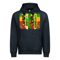Navy juneteenth brushstrokes Urban Hoodie - BarkalooDesign