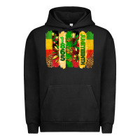 Pigment Black juneteenth brushstrokes Urban Hoodie - BarkalooDesign