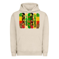 Pigment French Oak juneteenth brushstrokes Urban Hoodie - BarkalooDesign