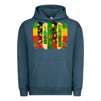 Pigment Midnight Navy juneteenth brushstrokes Urban Hoodie - BarkalooDesign