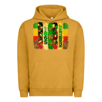 Pigment Peanut Butter juneteenth brushstrokes Urban Hoodie - BarkalooDesign