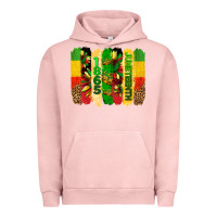 Pigment Salmon juneteenth brushstrokes Urban Hoodie - BarkalooDesign