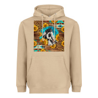 Mushroom western paint horse Heavyweight Hoodie - LillyAllenDesigns