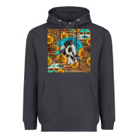 Smoke western paint horse Heavyweight Hoodie - LillyAllenDesigns