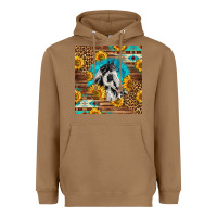 Toasted Coconut western paint horse Heavyweight Hoodie - LillyAllenDesigns