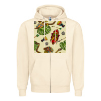 Sandshell african woman and mask seamless pattern Zipper Hoodie - BundleAndBundleShop