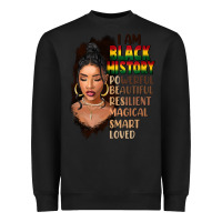 Black I am black history black girl Heavyweight Sweatshirt - FaDigitalArtStudio