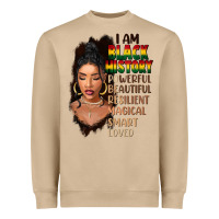 Mushroom I am black history black girl Heavyweight Sweatshirt - FaDigitalArtStudio