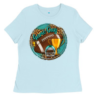 Baby Blue game day Ladies Tee - BundleAndBundleShop